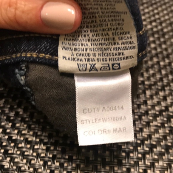 Made in the USA Hudson bootleg jeans. Dark wash - Picture 6 of 6